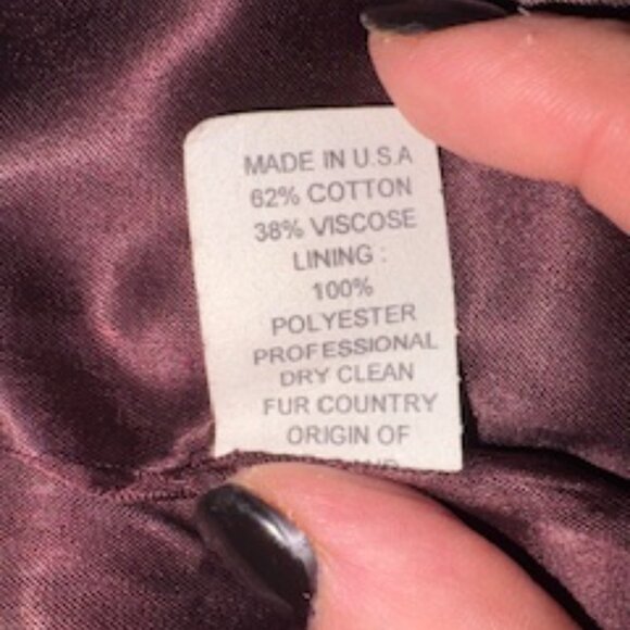 Faux Fur short jacket with fur collar & cuffs - Picture 5 of 5